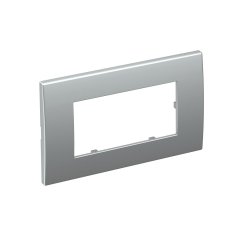 Ramītis priekš dubulta Modul 45 84x140mm, PC, alumīnija lakots AR45-F2 AL