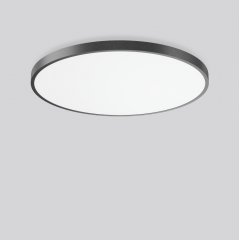 Gaismeklis TRIONA round, 106 W, 11700 lm, 840, anthracite, smart+free Ceiling and wall luminaires, D 1009 H 88, Plastic (PMMA) opal