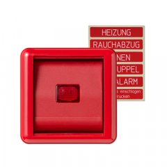 Taustiņš ar drošības stiklu, WG 800, sarkans