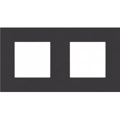 Rāmītis 2-vietīgs, Niko Pure alu black brushed