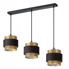Decor Hornet Pendant Linear 3XE27 Black