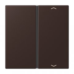 Taustiņs slēdzim 1-viet, ar virzienrādītāju, F40, Serie LS, terre d’ombre brûlée 59