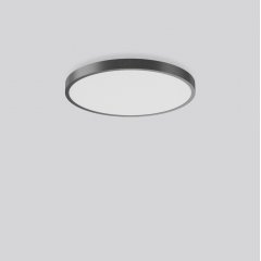 Gaismeklis TRIONA round, 40 W, 3550 lm, 827-865, anthracite, smart+free Ceiling and wall luminaires, D 681 H 88, Plastic (PMMA) prismatic