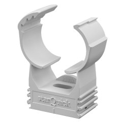starQuick klipsis turētajs 19,5-23,5mm, PA, gaiši pelēks, 7035