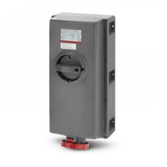 Sprādziendroša CEE kontaktligzda INTERLOCK.SOCKET 125A 3P+E 6h 380-415V 50Hz 60Hz