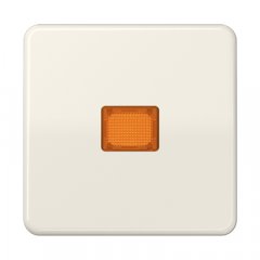 Taustiņs 1-viet, ar indikācijas logu, duroplasts, Serie CD, ziloņkaula