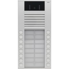 Virsapmetuma ārejais namrunis (door-phone) 20 mm ar 16 zvaniem divās rindās un kameru