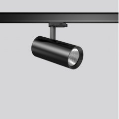 DEECOS S mini, 20 W, 2550 lm, 930, black, DALI Surface mounted projectors, D 87 H 214, 60°