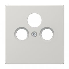 Centrālplate unversālā Sat/BK, termoplasts, Serie LS, gaiši pelēks