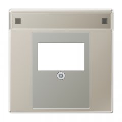 Vāks montāžas kārbai 1-vietīga, marķējams, Serie LS, krāsa nerūsējošais tērauds