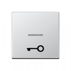 Taustiņš ar indikācijas logu, mit abtastbarem ar simbolu, Serie A, alumīnijs