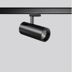 DEECOS S mini, 20 W, 2000 lm, 927, black, DALI Surface mounted projectors, D 87 H 214, 31°