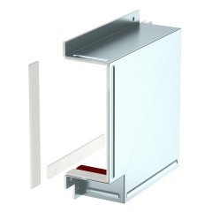 Plakanais stūris sienas un griestu montāžai 100x250, St, FS BSKM-FW 1025 FS