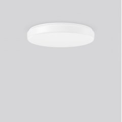 Gaismeklis FLAT POLYMERO KREIS SLIM, 24 W, 3000 lm, 840, white, Phase-cut Ceiling and wall luminaires, D 460 H 70, Plastic (PC) opal