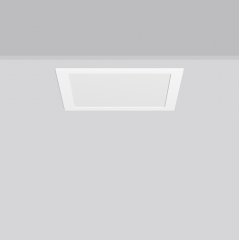 TOLEDO FLAT square, 21 W, 2150 lm, 830, white, on/off Recessed downlights, L 300 B 300 H 3 HEL 31-51