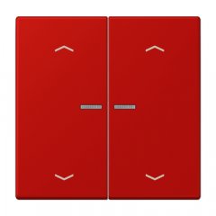 JUNG HOME taustiņš 2-viet, ar bultiņu simboliem<br />
, Serie LS, rouge vermillon 31