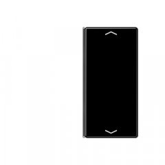 Taustiņs slēdzim 2-viet, ar virzienrādītāju, F40, Serie A, melns