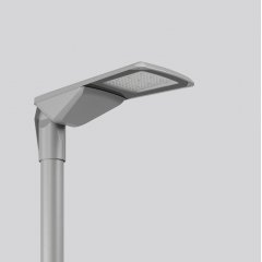 Gaismeklis MINGATA mini, 45 W, 6000 lm, 740, silver, DALI Outdoor luminaires and pole top luminaires, L 530 B 270 H 100, Transparent glass