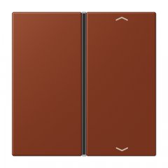 Taustiņs slēdzim 1-viet, ar virzienrādītāju, F40, Serie LS, terre sienne brûlée 59