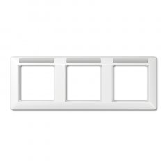 Rāmītis 3-vietīgs, horizontāla montāža, termoplasts, AS 500, balts