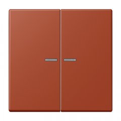 JUNG HOME taustiņš 2-viet, Serie LS, l'ocre rouge