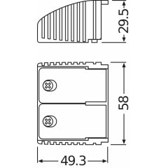 Balasta piederumi OPTOTRONIC® Cable Clamp B-STYLE