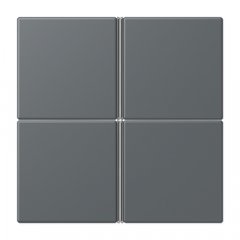 Taustiņs 4-viet, F40, Serie LS, gris foncé 31