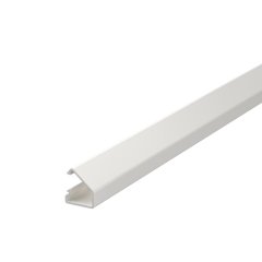 Minikan. ar speciālo līmplēvi un šarnīra augšējā daļa 7x12,5x2000, PVC, dzidri balts, 9010