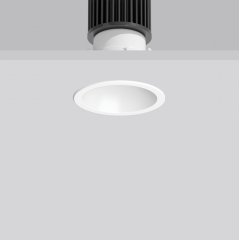 LEVIDO round, 13 W, 880 lm, 827, white, on/off Recessed downlights, D 91 H 2 HEL 122, 40°