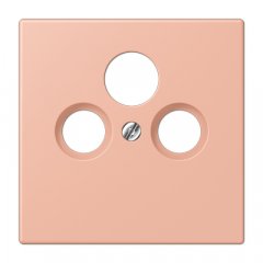 Centrālplate unversālā Sat/BK, termoplasts lakots, Serie LS, rose clair