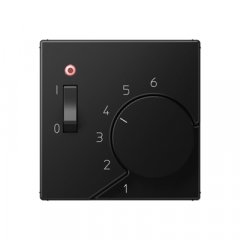 Centrālplate termoregulātoram, termoplasts lakots, Serie A, grafīta melns matēts