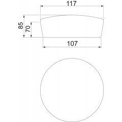 Aizbāžņi PYROPLUG® Peg ø107x70mm, brūns FBA-SN107