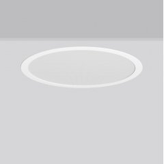 TOLEDO FLAT+ round, 26 W, 2750 lm, 827-865, white, DALI Recessed downlights, D 470 H 2 HEL 41, 78°