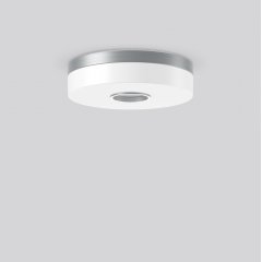 Gaismeklis DOUALA, 31 W, 2800 lm, 840, inox, DALI Ceiling and wall luminaires, D 400 H 102, Opal glass