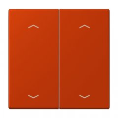 Taustiņs KNX slēdzim, ar virzienrādītāju 2-viet, Serie LS, rouge vermillon 59