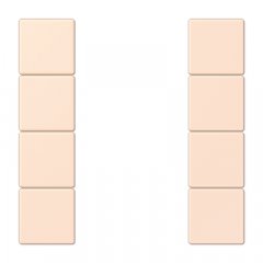 Taustiņs 4-viet, F50, Serie LS, orange pâle