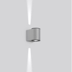 Gaismeklis NADELSPOT PRO, 23 W, 520 lm, 830, silver, DALI Wall luminaires, L 100 B 154 H 127, Transparent glass
