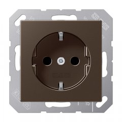 Kontaktligzda SCHUKO, 16 A 250 V ~, ar bērnu drošību, Serie A, moka