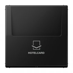 Virsma kartes sledzim (bez pogas), Hotelcard, Serie LS, grafīta melns matēts