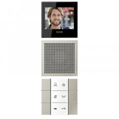 Siedle In-Home-Bus iekštelpu video panelis, Serie LS, Edelstahl