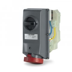 Kontaktligzda ar atdalītāju INTERLOCK.SOCKET 32A 3P+E 6h 380-415V 50Hz 60Hz 130X260MM