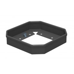 Protective rāmi priekš ISSHS4 41x214, St, melns, 9005 ISSHS4SR40