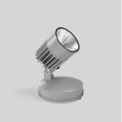 ALU-STAR midi, 57 W, 5100 lm, 830, silver, DALI Spotlights, L 255 B 240 H 255, 10°