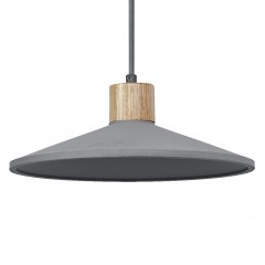 Decor Concrete Wood Pendant 320 mm E27 Dark Gray