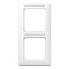 Rāmītis 2-vietīgs, vertikāla montāža, termoplasts, AS 500, balts