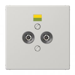 Potenciāla izlīdzināšanas ligzda, duroplast, LS sērija, gaiši pelēka