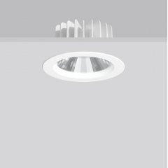 LEDONA round IP65, 12...39 W, 1650...4750 lm, 940, white, on/off Recessed downlights, D 180 H 3 HEL