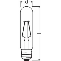 Spuldze Vintage 1906® LED SPECIAL Shapes 20 2.5 W/2000 K GOLD E27