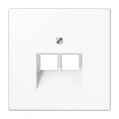 Virsma UAE datu rozetei 2 x 8-polig, termoplasts, Serie LS, balts