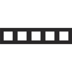 Rāmītis 5-vietīgs, Niko Pure steel black coated